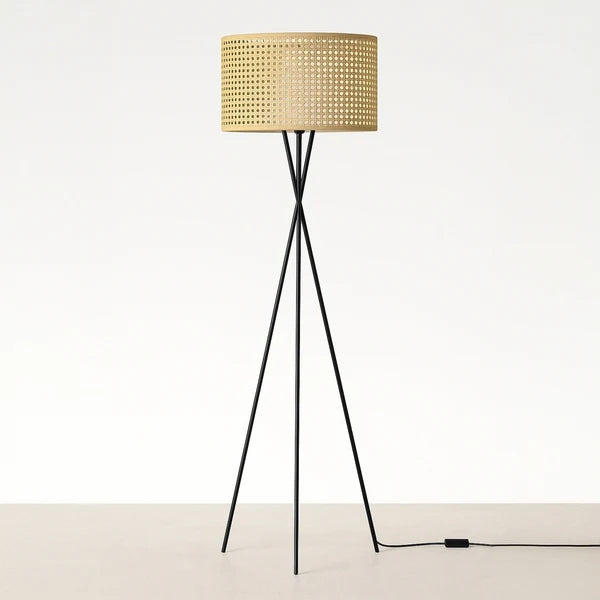 Rattan Boho Floor Lamp 011