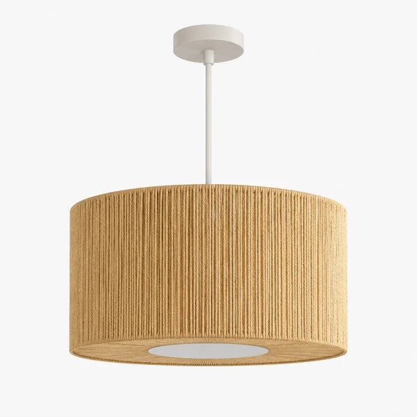 Burlap Boho Ceiling Lamp 115