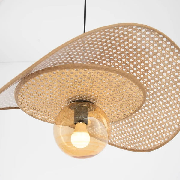 Rattan Boho Ceiling Lamp