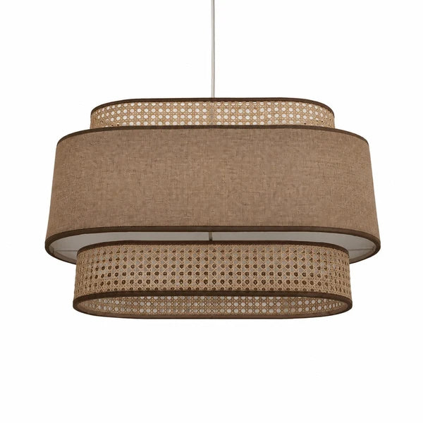 Rattan Boho Ceiling Lamp