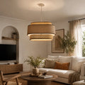 Rattan Boho Ceiling Lamp