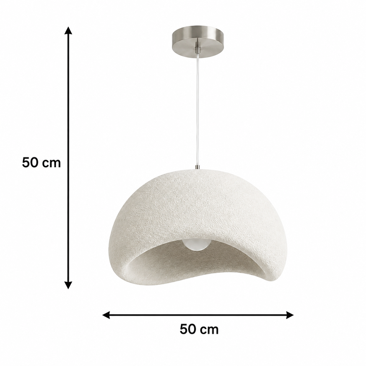 Organic Fiberglass Pendant Lamp
