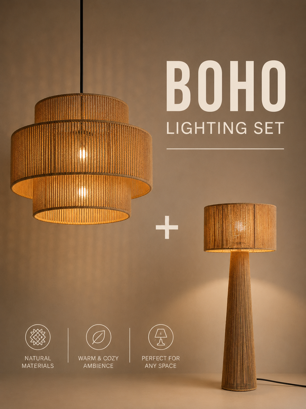 Boho Lighting Set