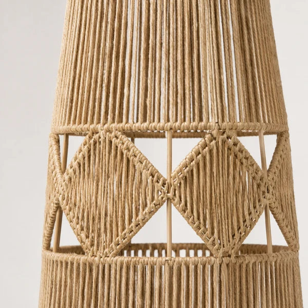 Makrami Boho Floor Lamp